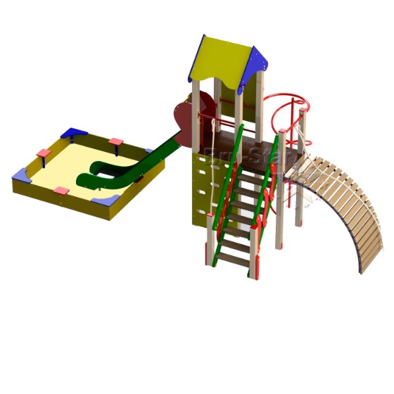 модель игровой комплекс Пирамида DIO-807